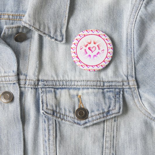 Love Bright Hearts Button (In situ)