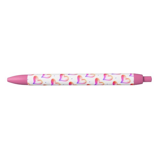 Love Bright Hearts Zwarte Inkt Pen (Voorkant)