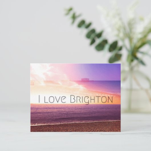 Love Brighton Briefkaart (Staand voorkant)