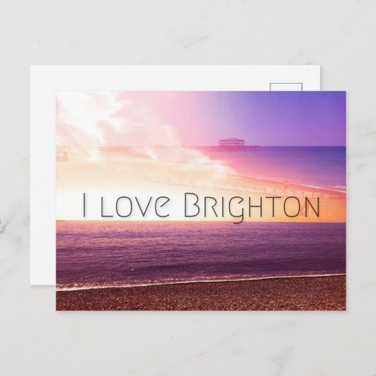 Love Brighton Briefkaart (Voorkant / Achterkant)