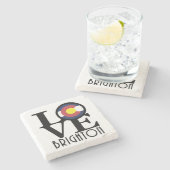 LOVE Brighton Colorado Stenen Onderzetter (Zijkant)