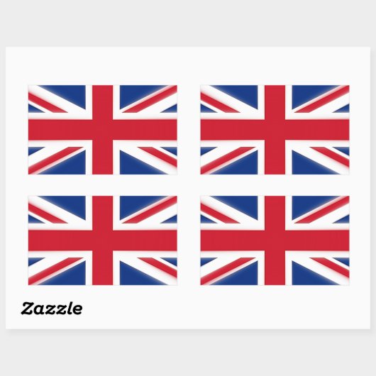 Love Britain Rechthoekige Sticker (Vel)