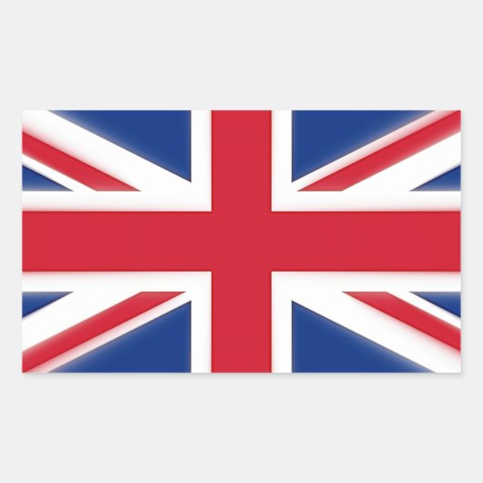 Love Britain Rechthoekige Sticker (Voorkant)