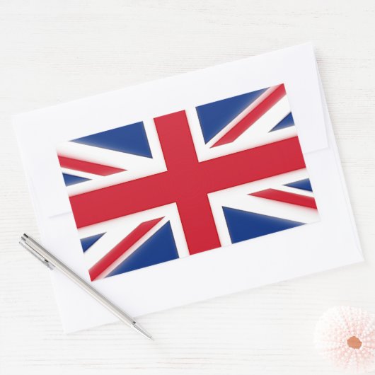 Love Britain Rechthoekige Sticker (Envelop)