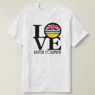 LOVE British Columbia (voordruk) T-shirt