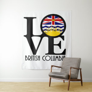 LOVE British Columbia Wandkleed