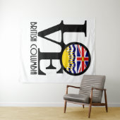 LOVE British Columbia Wandkleed (In Situ (horizontaal))