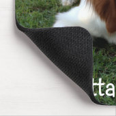 Love Brittany Spaniel Puppy Dog Mousepad Muismat (Hoek)