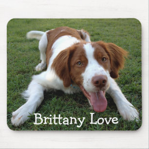 Love Brittany Spaniel Puppy Dog Mousepad Muismat