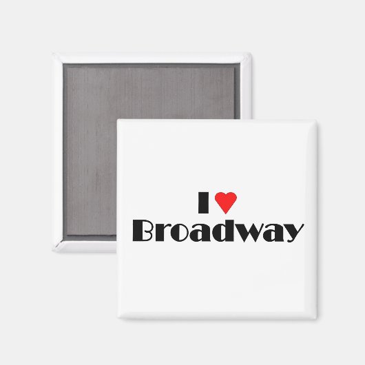 Love Broadway Magneet (Voorkant / Achterkant)