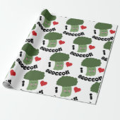 Love Broccoli Cadeaupapier (Uitgerold)