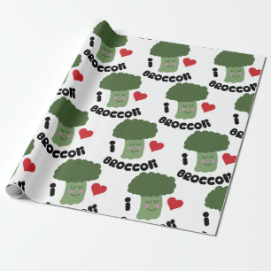 Love Broccoli Cadeaupapier