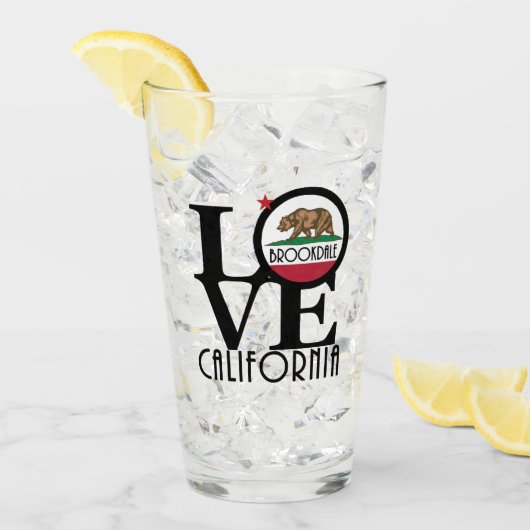 LOVE Brookdale California Glas (Voorkant ijs)