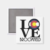 LOVE Broomfield Colorado Magneet (Voorkant / Achterkant)