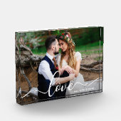 Love bruid bruidegom bruiloft fotoblok (Links)