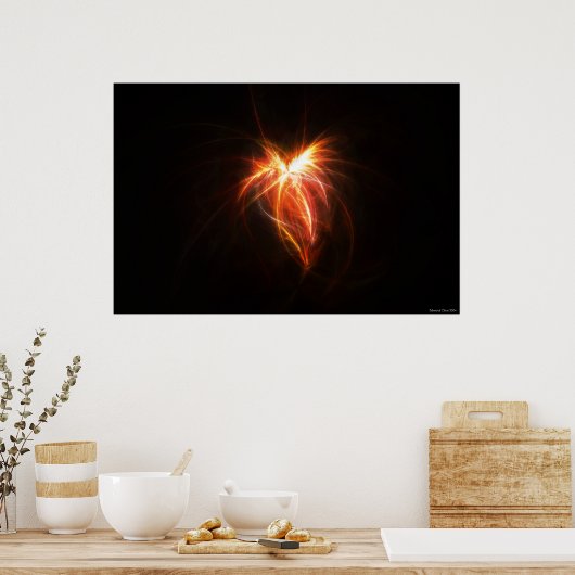 Love Bubble Poster (Keuken)