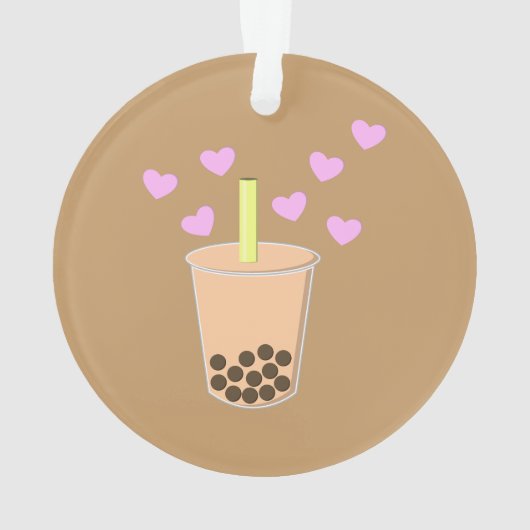 Love Bubble Tea Ornament (achterkant)