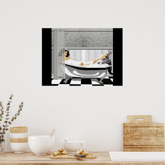 Love Bubbles Poster (Keuken)