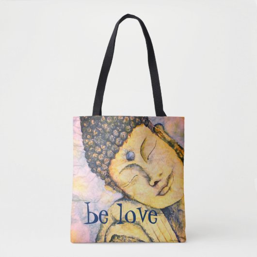 Love Buddha Waterverf Art Tas (Voorkant)