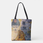 Love Buddha Waterverf Art Tas (Achterkant)