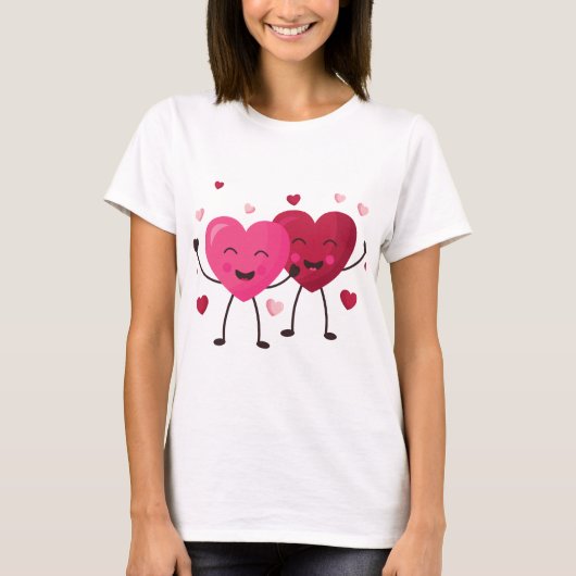 💞💕 Love Buddies: Valentijn's Day Special 💕💞 T-shirt (Voorkant)