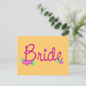Love Buds/Wedding Briefkaart (Staand voorkant)