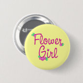 Love Buds/Wedding Ronde Button 5,7 Cm (Voorkant /achterkant)