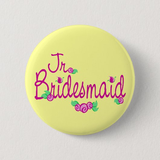 Love Buds/Wedding Ronde Button 5,7 Cm (Voorkant)