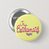Love Buds/Wedding Ronde Button 5,7 Cm (Voorkant /achterkant)