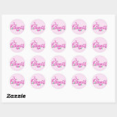 Love Buds/Wedding Ronde Sticker (Vel)