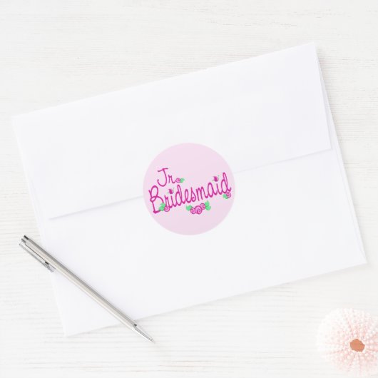 Love Buds/Wedding Ronde Sticker (Envelop)