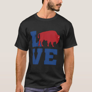 Love Buffalo  Ny Football Sports Gift T-shirt