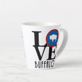 LOVE Buffalo Wyoming Latte Mok (Rechterhoek)