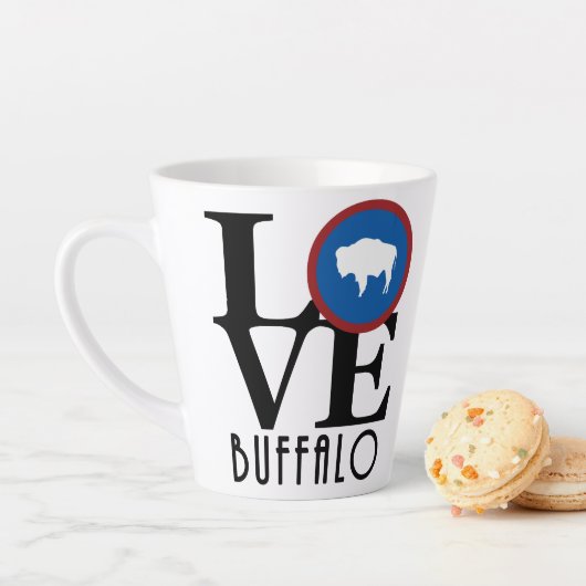 LOVE Buffalo Wyoming Latte Mok (In situ)