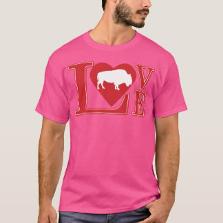 Love Buffalos grappig T-shirt