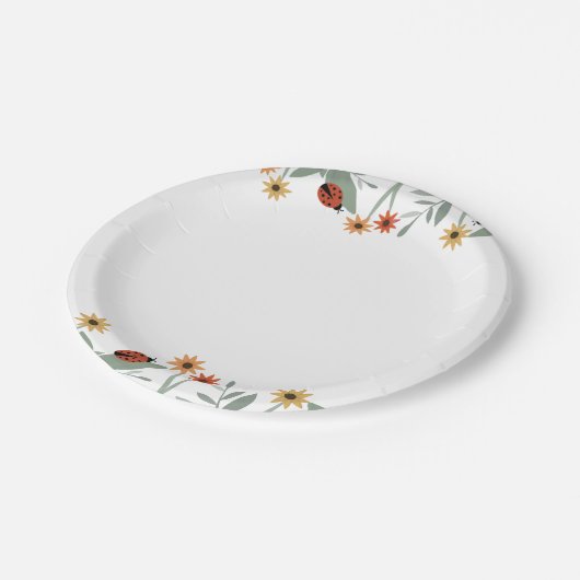 Love Bug Baby shower Papier Borden Papieren Bordje