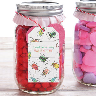 Love Bug Beetle Valentijnsdag Cadeaulabel