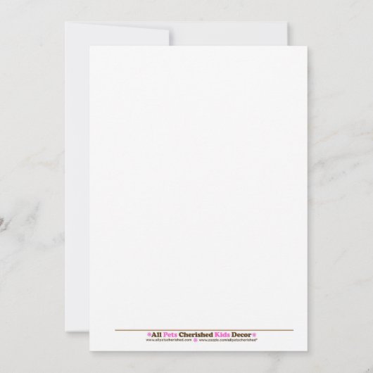 Love Bug Black & Red Ladybug 5x7 Baby shower Kaart (Achterkant)