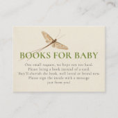 Love Bug Books for Baby shower Insert Kaart (Voorkant)