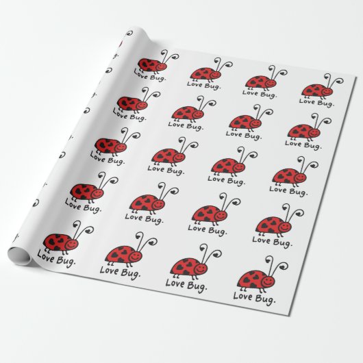Love Bug Cadeaupapier (Uitgerold)