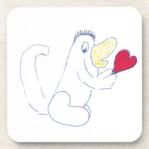 Love Bug Cork Onderzetter