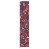 Love Bug & Cute Hearts Pattern Korte Tafelloper (Voorkant)