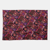 Love Bug & Cute Hearts Pattern Theedoek (Horizontaal)