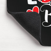 Love Bug Cute Valentine's Day Party Ladybug Muismat (Hoek)