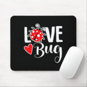 Love Bug Cute Valentine's Day Party Ladybug Muismat (Met muis)