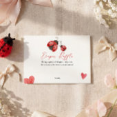Love Bug Diaper Raffle Informatiekaartje
