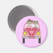 Love Bug Frog design Magneten voor Kikker Collecto (Voorkant / Achterkant)