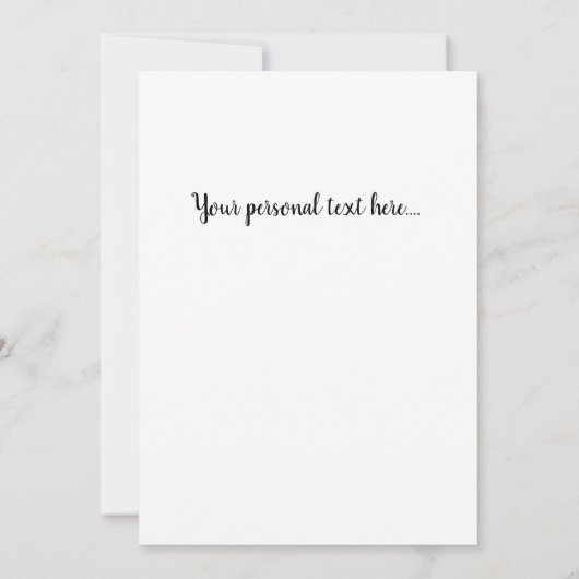 Love Bug Funny illustratie met hart waterverf Kaart (Achterkant)