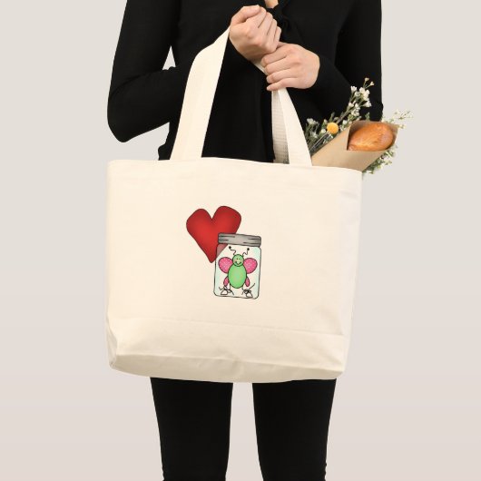 Love Bug Grote Tote Bag (Voorkant (product))