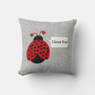 Love Bug I love you Pillow Kussen